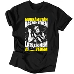 Munkám után... villanyszerelő férfi póló