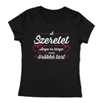 Szeretet anya és lánya között női póló