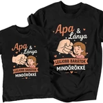 Apa és fia/lánya legjobb barátok páros póló szett