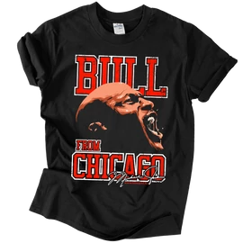 Bull from Chicago rajongói férfi póló (Fekete)