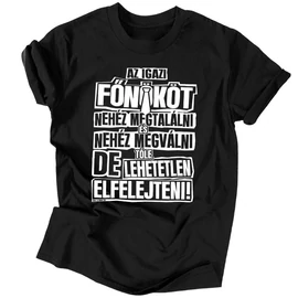  Az igazán jó főnök férfi póló (fekete)