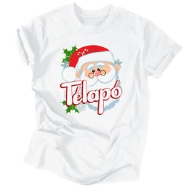 Télapó férfi póló (Fehér)