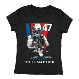 Mick Schumacher női póló (Fekete)