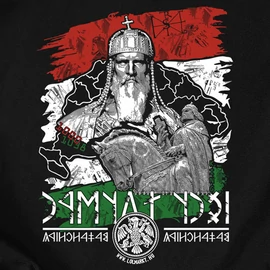 Szent István női póló (Fekete)
