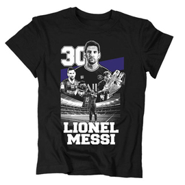 Lionel Messi gyerek póló (Fekete)