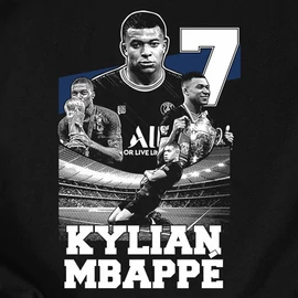 Kylian Mbappé gyerek póló (Fekete)