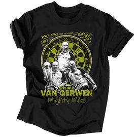 Michael Van Gerwen szurkolói férfi póló (Fekete)