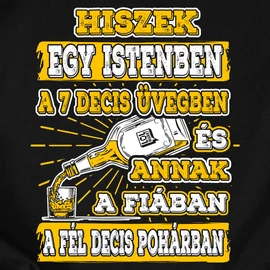 Pia Ima férfi póló (Fekete)
