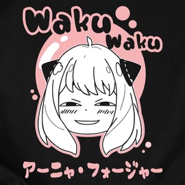 Waku waku férfi póló (Fekete)