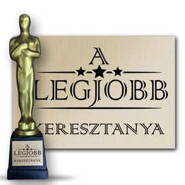 Ajándék szobor - A legjobb keresztanya