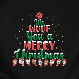 We woof you férfi póló (fekete)