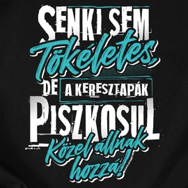 Piszkosul tökéletes Keresztapa férfi póló (fekete)