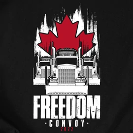 Freedom Convoy póló (fekete)