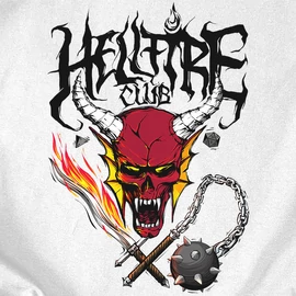 Hellfire Club - kapucnis pulóver (fehér)