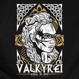 Valkyrei - Angel of Odin férfi póló (Fekete)