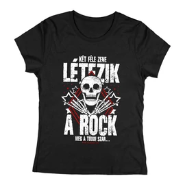 Két féle zene létezik női póló (Fekete)