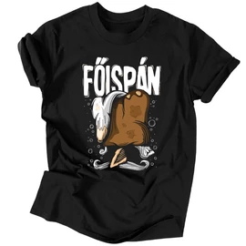 Főispán férfi póló (Fekete)