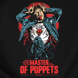 Eddie Munson - Master of Puppets férfi póló (Fekete)