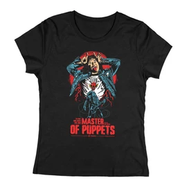 Eddie Munson - Master of Puppets női póló (Fekete)