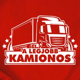 A legjobb kamionos baseball sapka (Piros)