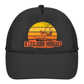 A legjobb horgász baseball sapka (Fekete)