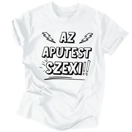 Aputest férfi póló (Farmerkék)