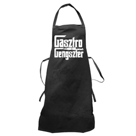 Gasztro gengszter kötény (fekete)