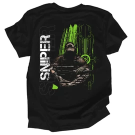 Sniper férfi póló (Fekete)