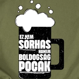 Boldogság pocak póló (Military)
