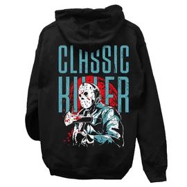 Classic Killer kapucnis pulóver (Fekete)
