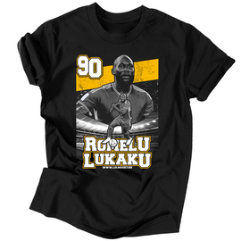 Romelu Lukaku szurkolói férfi póló (Fekete)