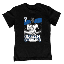 Raheem Sterling gyerek póló (Fekete)
