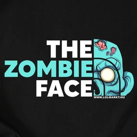 The zombie face férfi póló (Fekete)