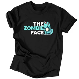 The zombie face férfi póló (Fekete)