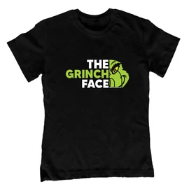 The grinch face gyerek póló (Fekete)