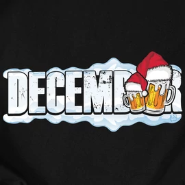 DecemBEER férfi póló (Fekete)