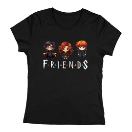 Harry potter friends női póló (Fekete)