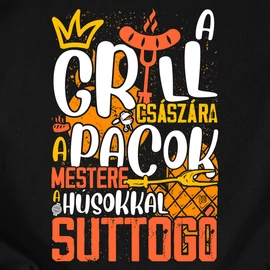 A grill császára kötény (Fekete)