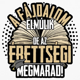 Az érettségi megmarad fém bögre (Fehér)