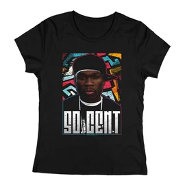 50 Cent női póló (Fekete)