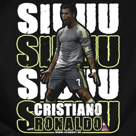 C. Ronaldo Siuuu gyerek póló (Fekete)