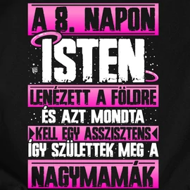 Megszülettek a nagymamák női (Fekete)