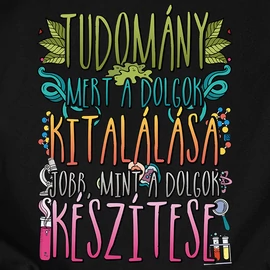 Jobb kitalálni, mint készíteni férfi póló (Fekete)
