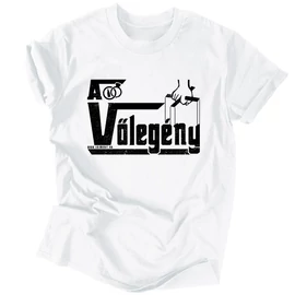A vőlegény férfi póló (Fehér)