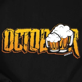 Octobeer férfi póló (Fekete)