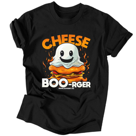  Cheese BOO-rger férfi póló (Fekete)