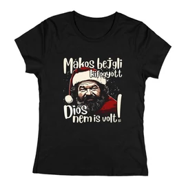 Mákos bejgli kifogyott női póló (Fekete)