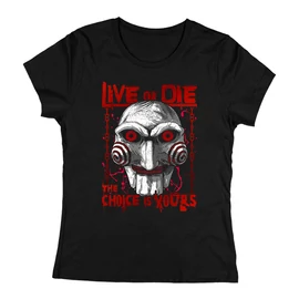 Live or die női póló (Fekete)
