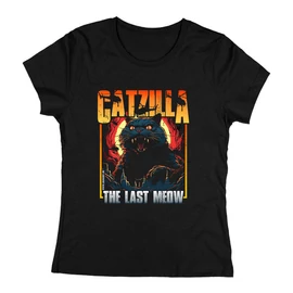 Catzilla női póló (Fekete)