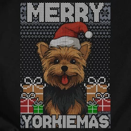 Merry yorkiemas férfi póló (Fekete)